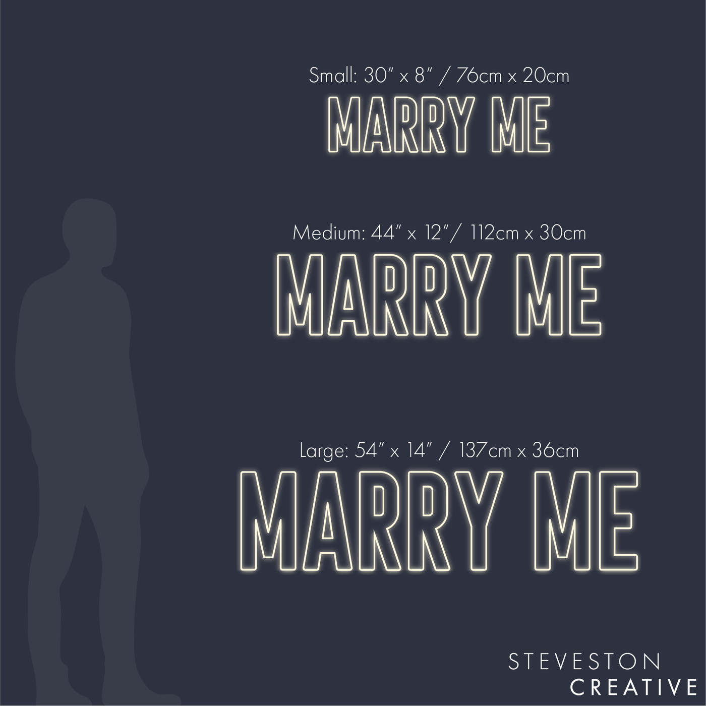 "MARRY ME" (Outlined)
