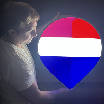 REMAX Sign (Front-lit, vacuum-formed acrylic, LED light box)